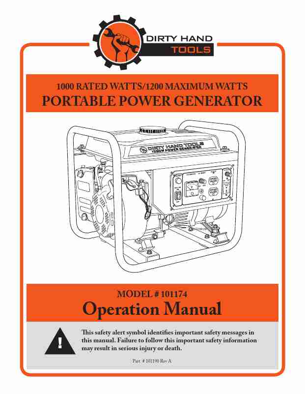 Stark 1200w Generator Manual_pdf